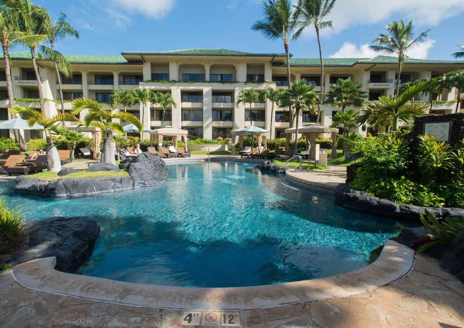 Adult only pool at the Grand Hyuatt Kauai